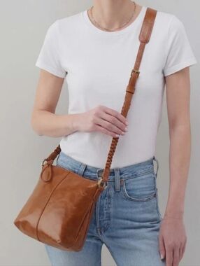 HOBO Lasso, Truffle, Leather Crossbody Bag